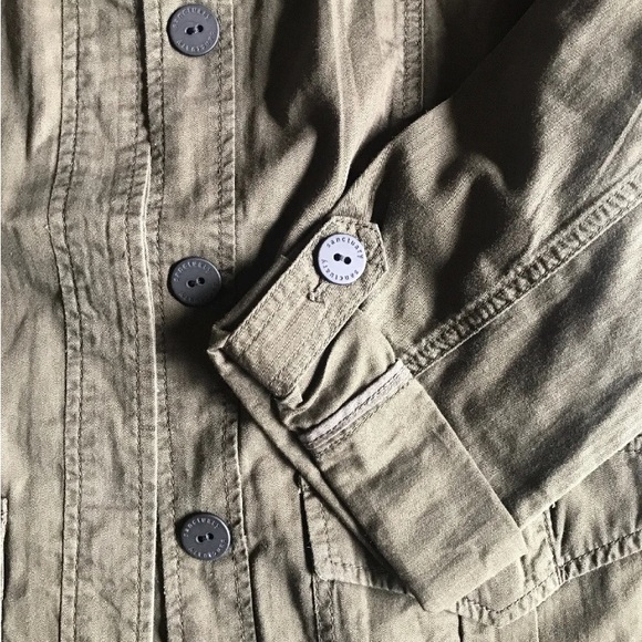 Sanctuary Cargo Barn Jacket Fatigue Army Green Women's Sz Medium Brand New - Picture 4 of 8